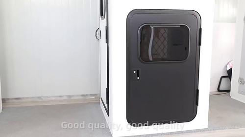SLD Single point lock RV Door with Tophung Hinged window